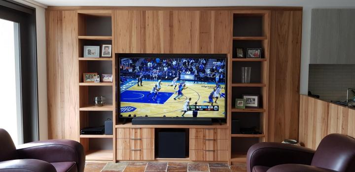Custom TV & Entertainment Wall Unit South Eastern Suburbs