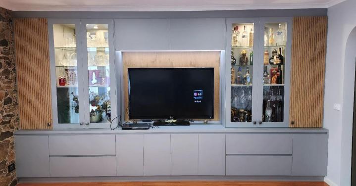 Custom TV & Entertainment Wall Unit South Eastern Suburbs
