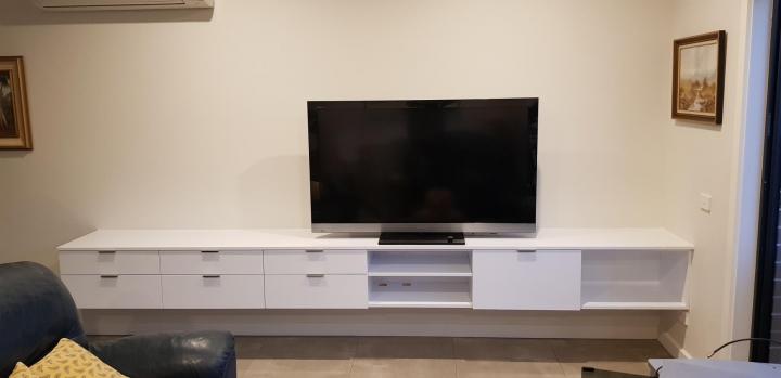 Custom TV & Entertainment Wall Unit South Eastern Suburbs