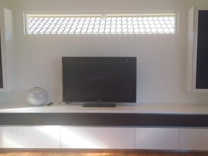 Custom TV & Entertainment Wall Unit South Eastern Suburbs